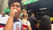 马奎尔虽然没去世界杯，但他跑到纽约去卖专辑卡包了 ~